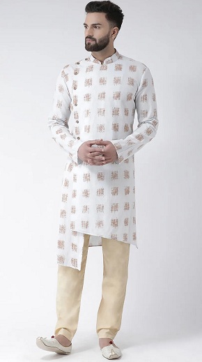 Nyomtatott Kurta pizsama design