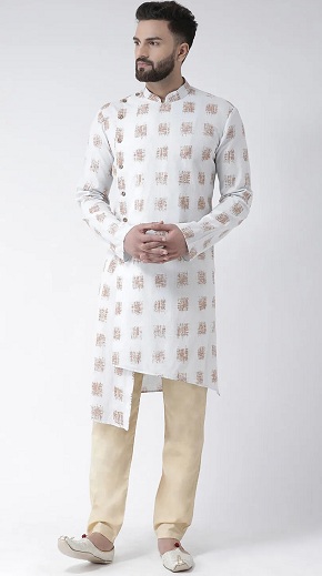 Trykt Kurta pyjamas design