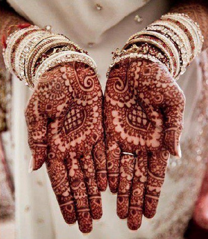Menyasszonyi Mehndi Design esküvőre