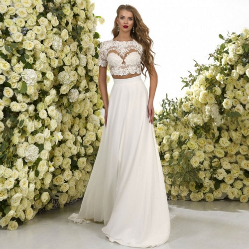 Brudekjole i Boho -stil