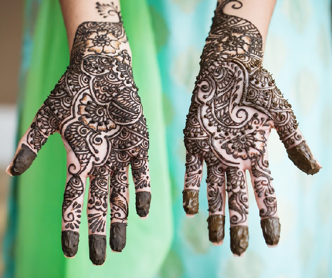 indiske mehndi designs til hænder
