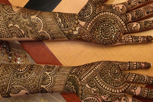 Vonalak minta indiai Mehndi Design