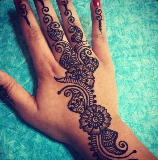 indiske henna designs