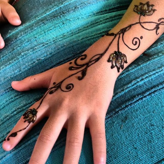 Mehndi Art lányoknak