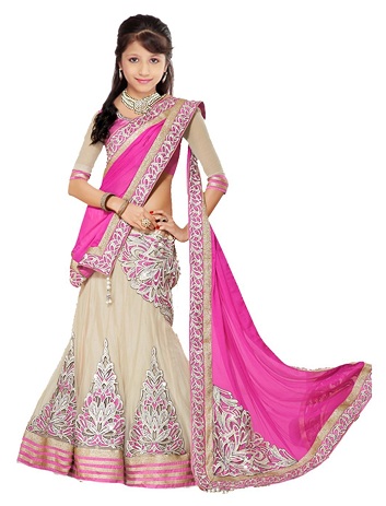 Lehenga Choli ruha lányoknak