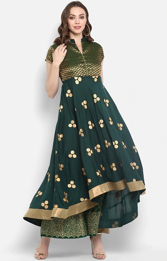 Moderne High Low Anarkali Kurta