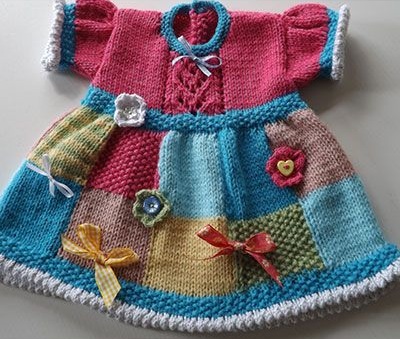 Horgolt Baby Frock