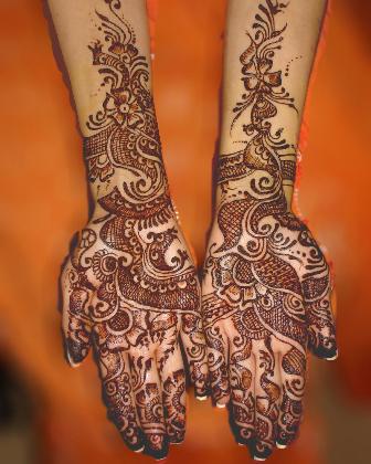 brude mehndi designs til hænder