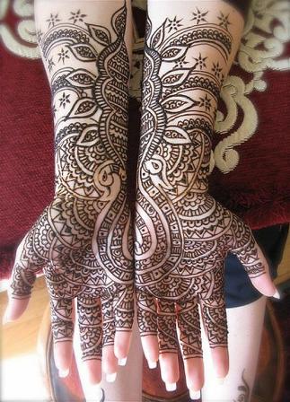 Marwari Hand Mehndi Design