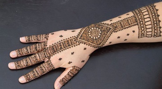 Hånd Mehndi Art