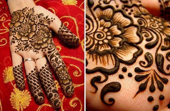Mughlai Mehndi Design for hånd