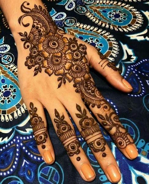 Seneste samling af håndmehndi