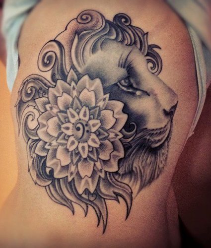 Egy oroszlán tetoválás szépsége