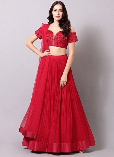 Chiffon Lehenga