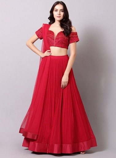 Chiffon Lehenga