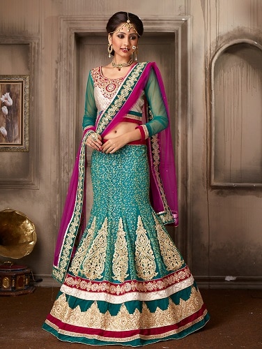 Havfrue/Fishtail Lehenga