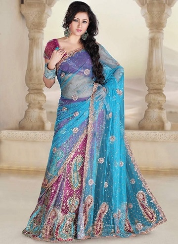 Halv Saree Lehenga