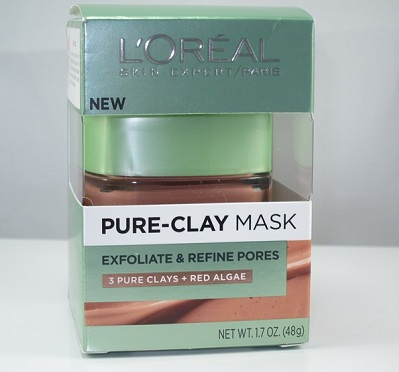 L’oreal Paris Pure Clay Mask Exfoliate and Refine Pores