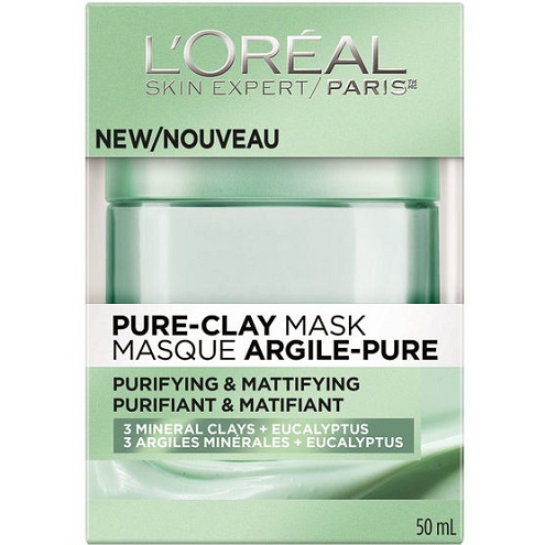 L’oreal Pure Clay Mask Rens og Mattify