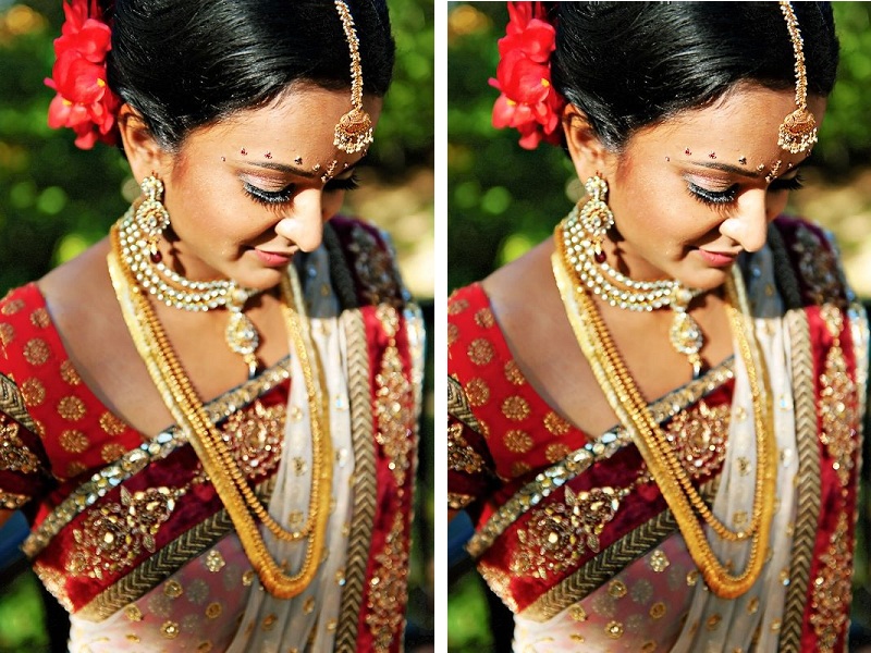 Sydindisk brude makeup