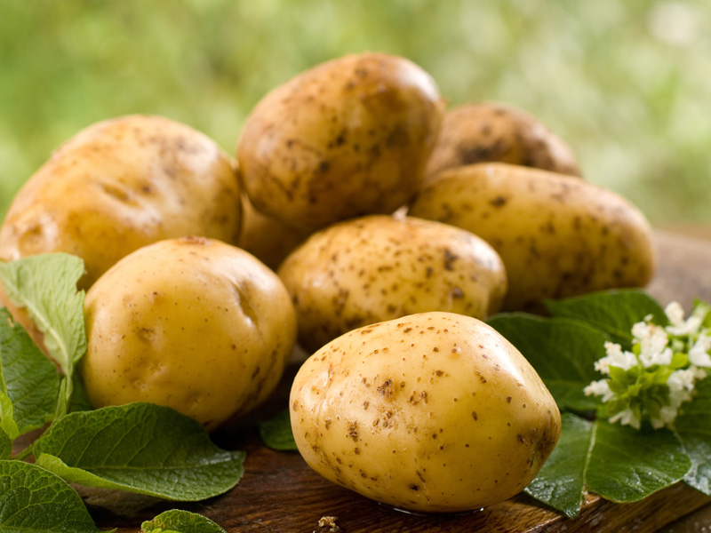 Kartoffel for at få lys hud hos mænd