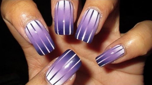 Double Sponge Nail Art Design