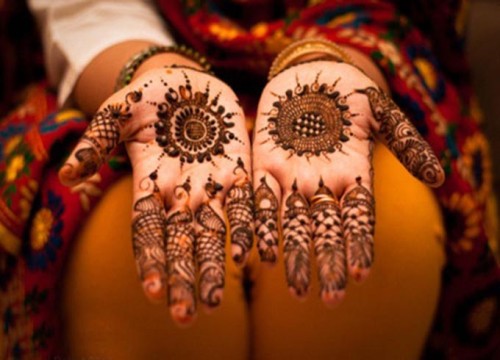 Flower Mehandi Design til brude