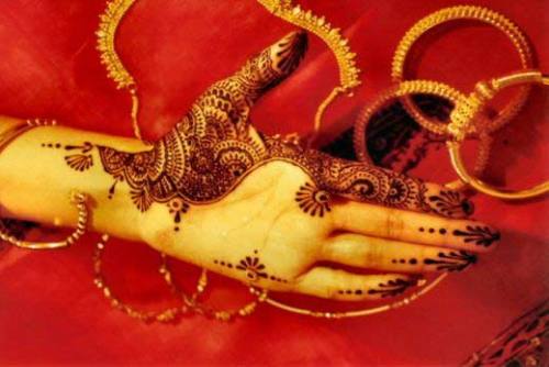 Enkle brude Mehandi designs