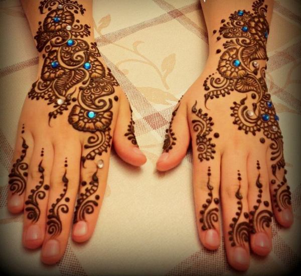 Brude Mehandi designs til engagement