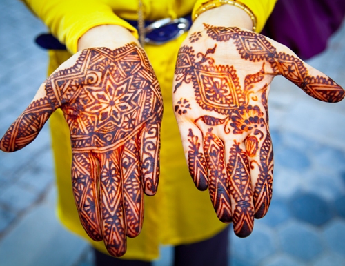 Pandzsábi menyasszonyi Mehndi Design