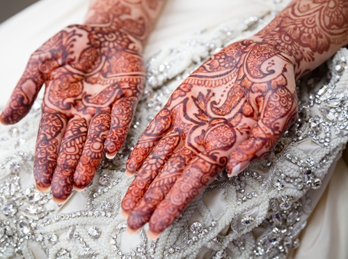Bedste indiske brude Mehndi