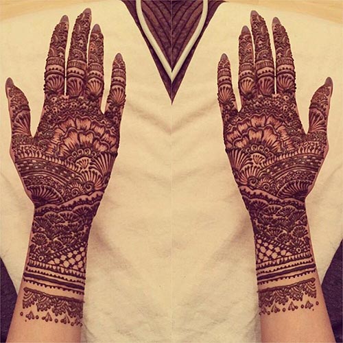 Bedste Mehndi -design på tværs af blomster