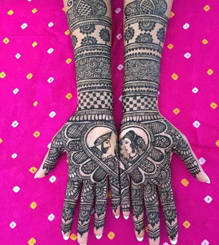 Elsk Mehndi Design til brudeformål