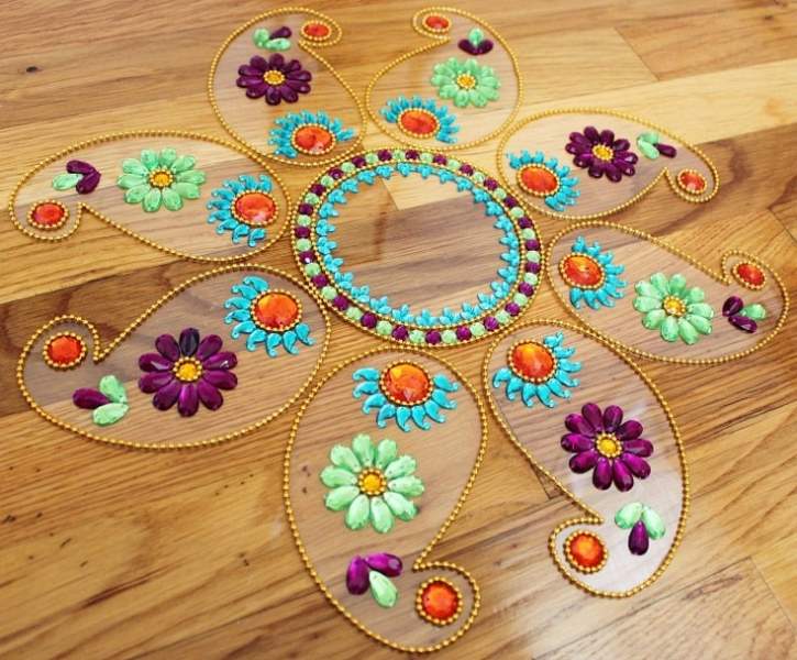 Kundan Rangoli Designs