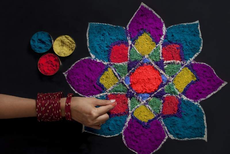 Egyszerű Rangoli Designs