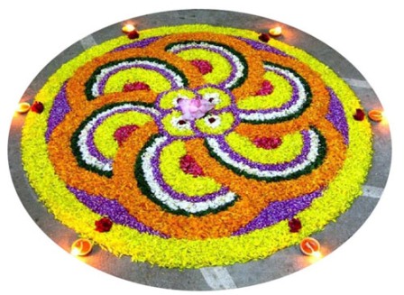 Diwali Kolam Rangoli Design