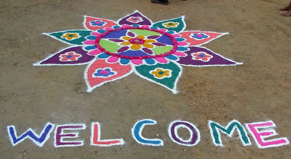 Indiai Rangoli Designs