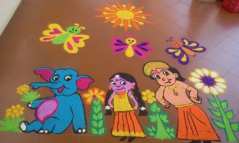 Rajzfilm Rangoli