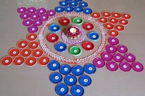 Bangle Rangoli Designs