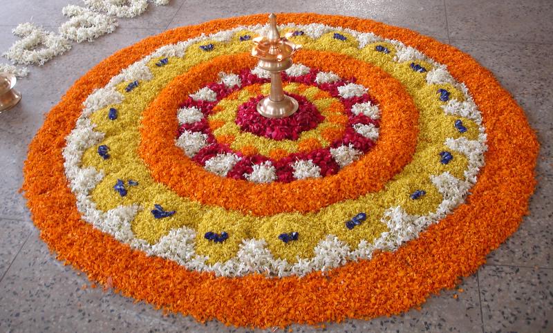 Simpelt Rangoli -design