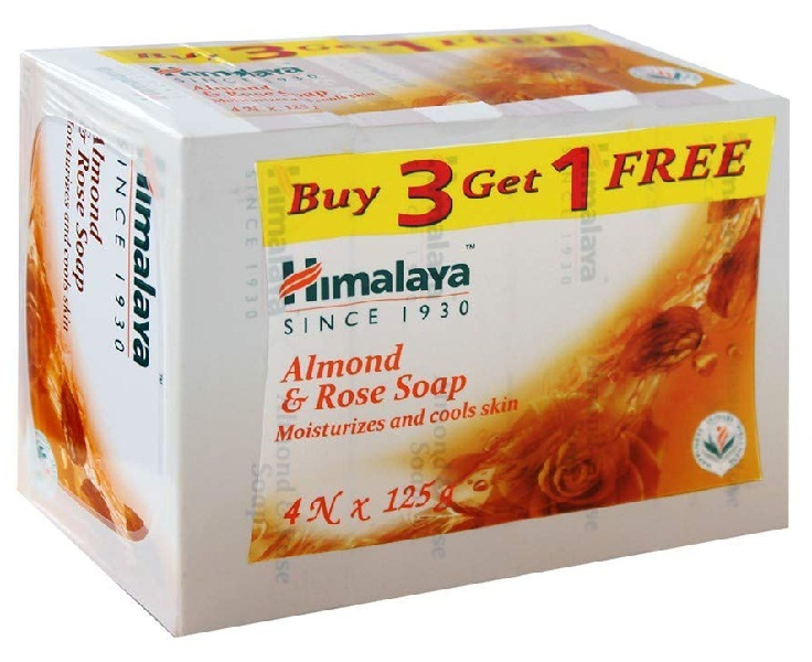 Himalaya Herbals sæbe mandel og rose