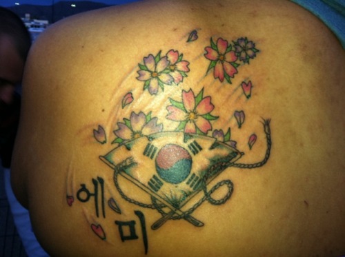 Feminin sidetatovering