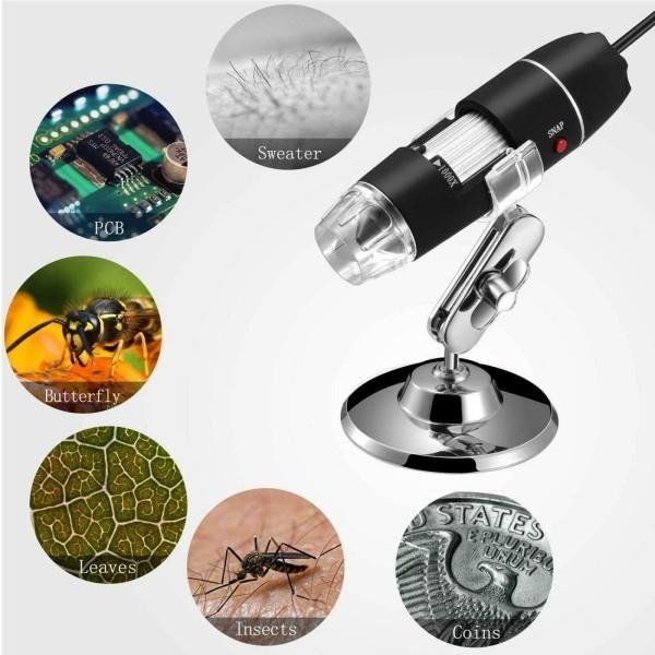 8 alkuperäistä hi-tech-lahjaa 3-vuotiaille lapsille Jiusion-käsimikroskooppi