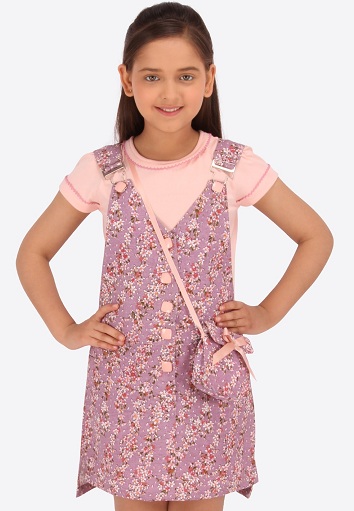 Pinafore kjole til 8 -årig pige