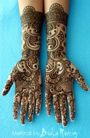 Brude Mehndi Design til Bryllup