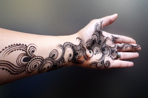 Moderne Mehendi -designs