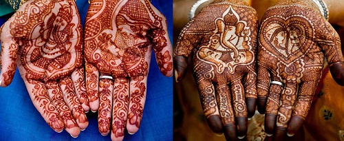 Ganesh Mehndi Design For Palm