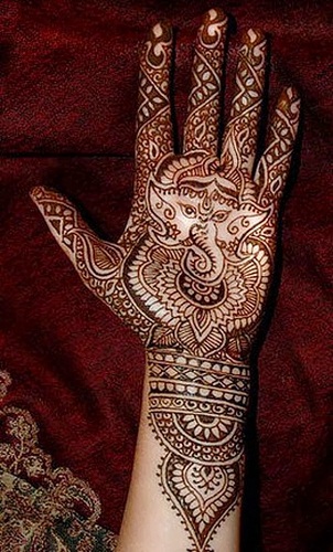 Ganapati -design under festivaler
