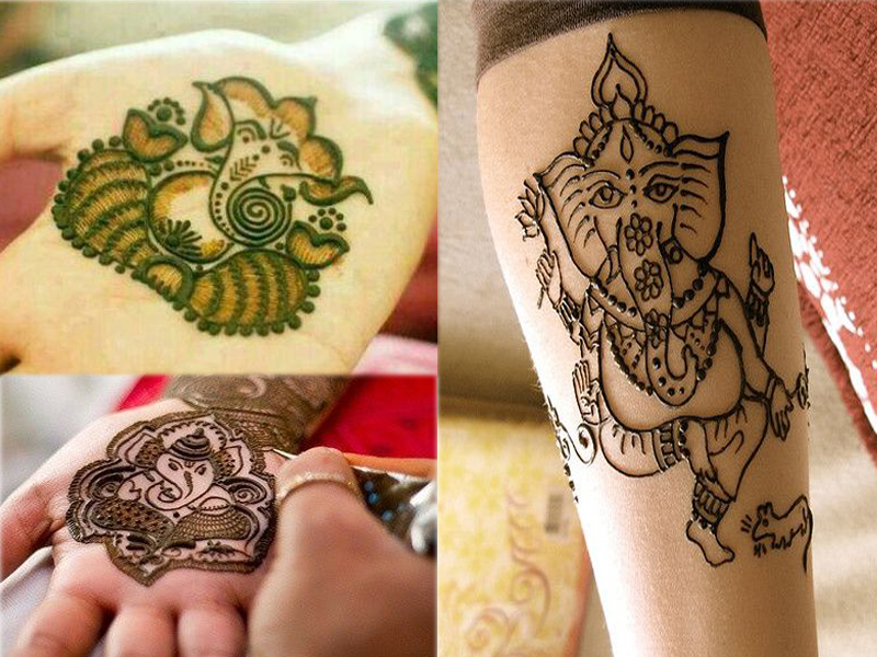 Ganesha Rangoli designs