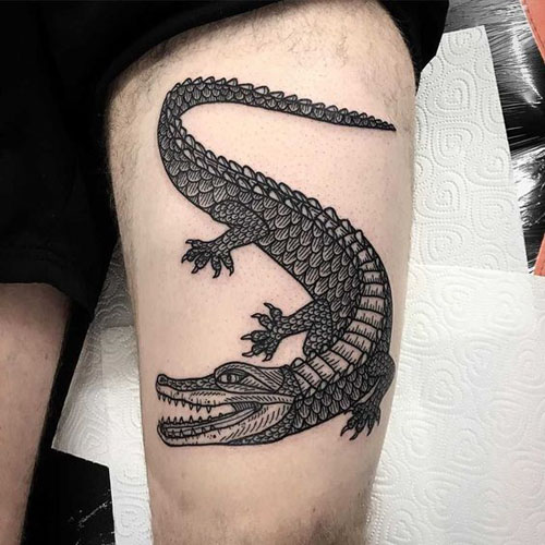 Alligator Tattoo Designs 1